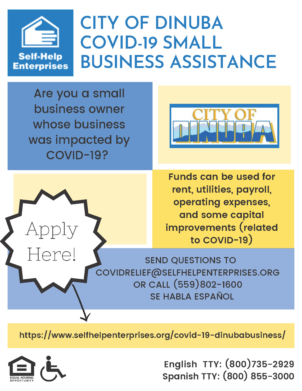 Dinbua Business Assistance Flyer